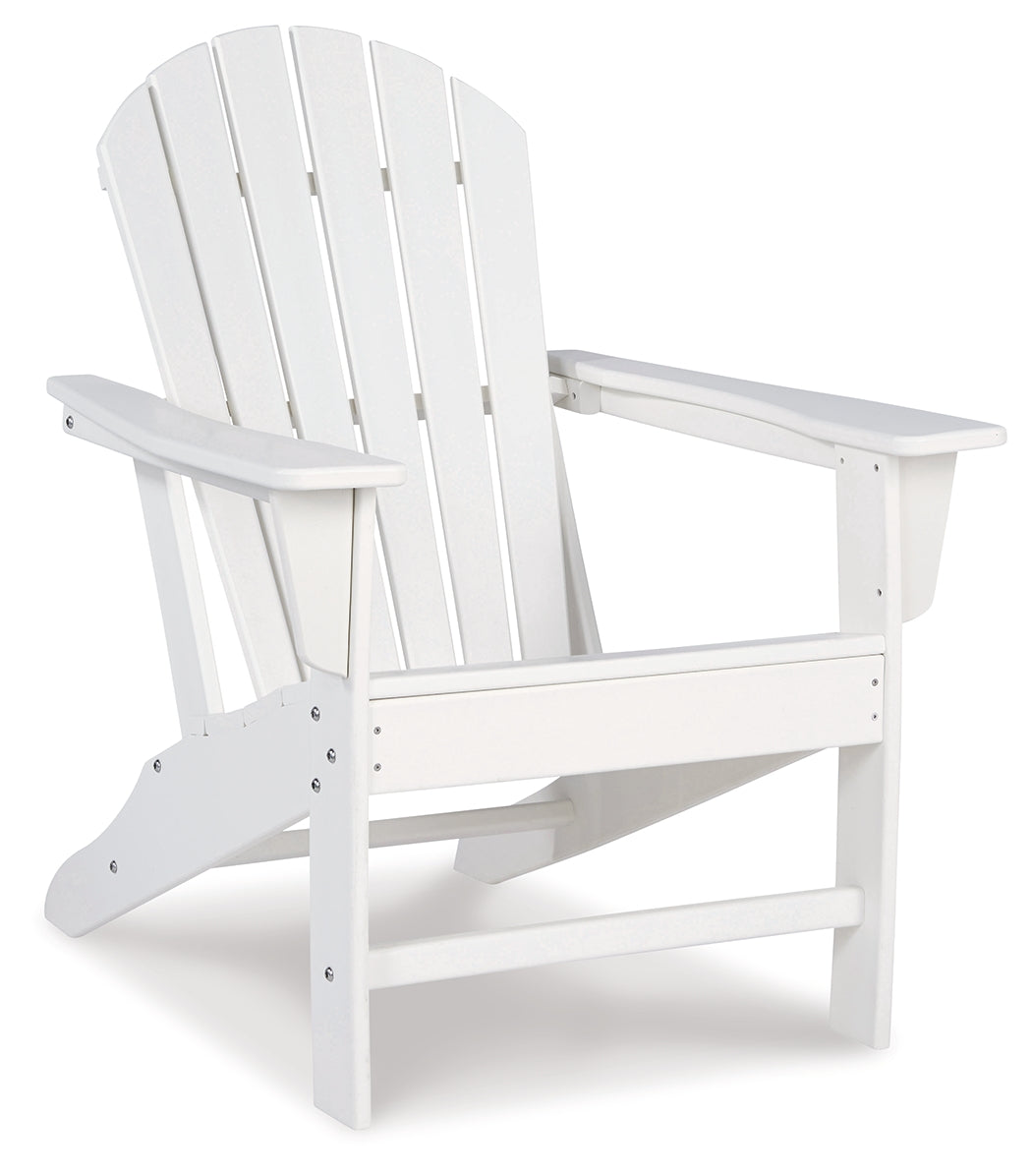 Sundown Treasure 2 Outdoor Chairs with End Table in White - PKG008188