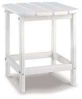 Sundown Treasure 2 Outdoor Chairs with End Table in White - PKG008188