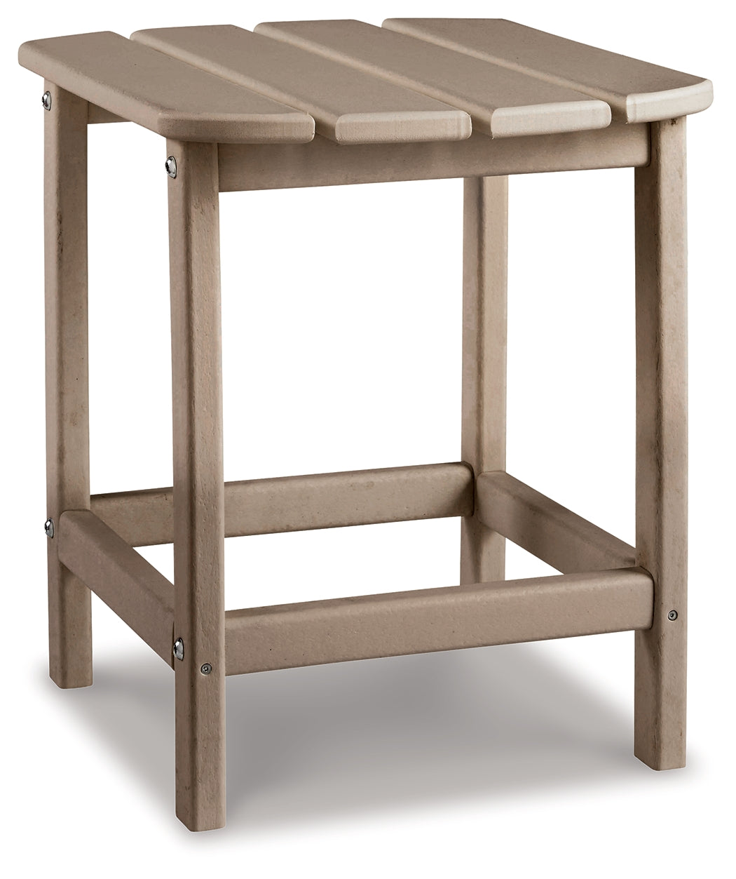 Sundown Treasure Outdoor Chair with End Table in Driftwood - PKG008193