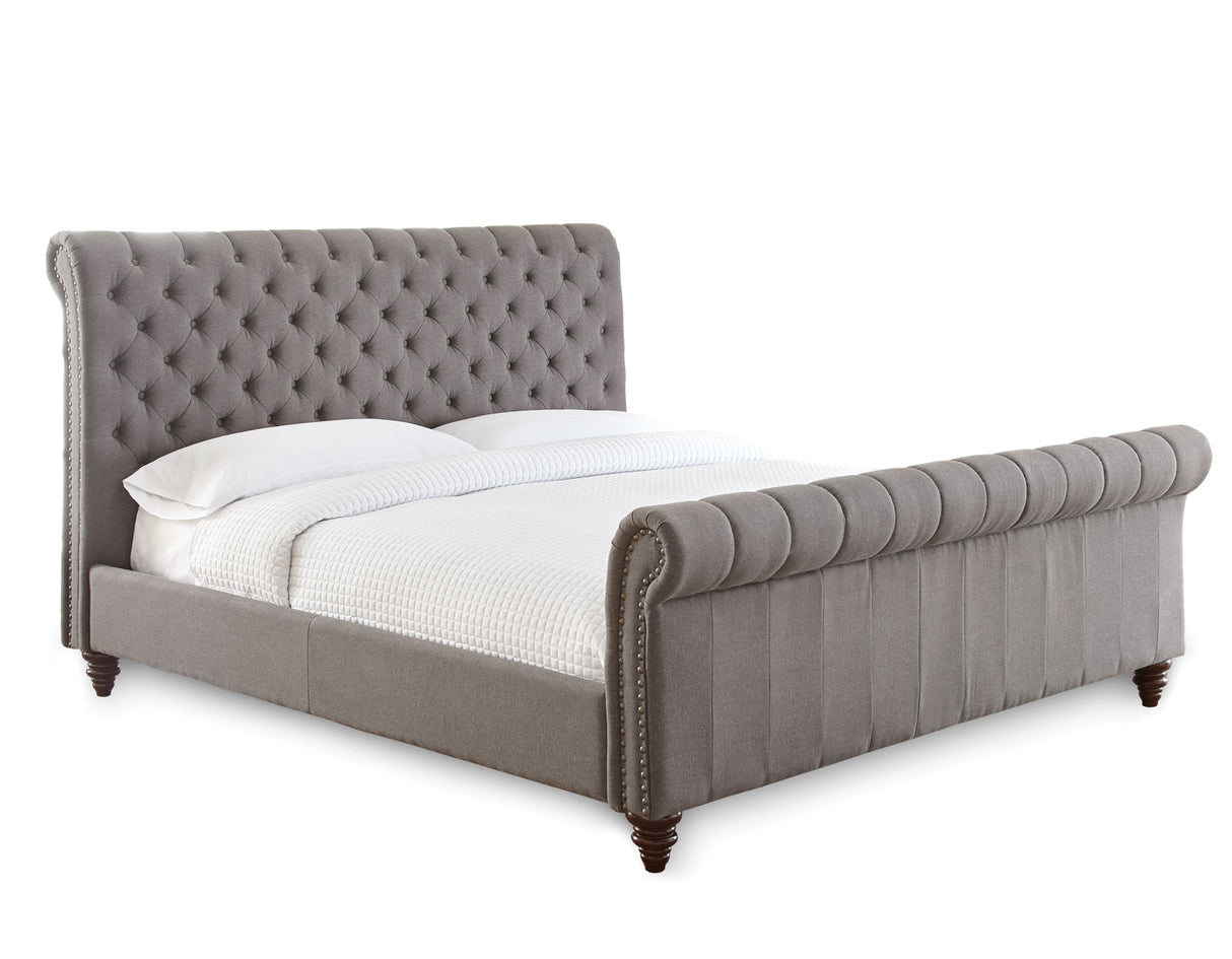 Swanson King Bed, Gray from Steve Silver - Luna Furniture