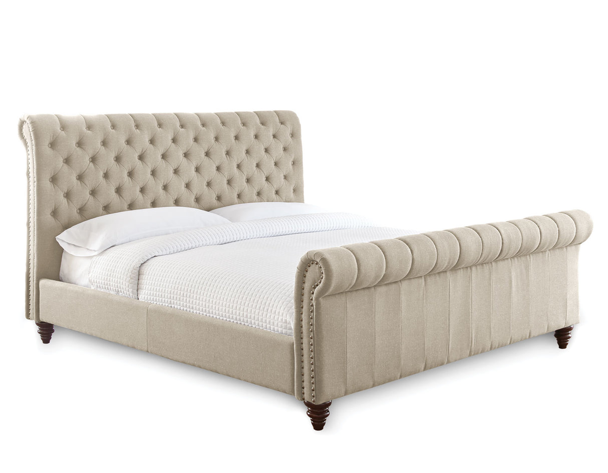 Swanson King Bed, Sand from Steve Silver - Luna Furniture