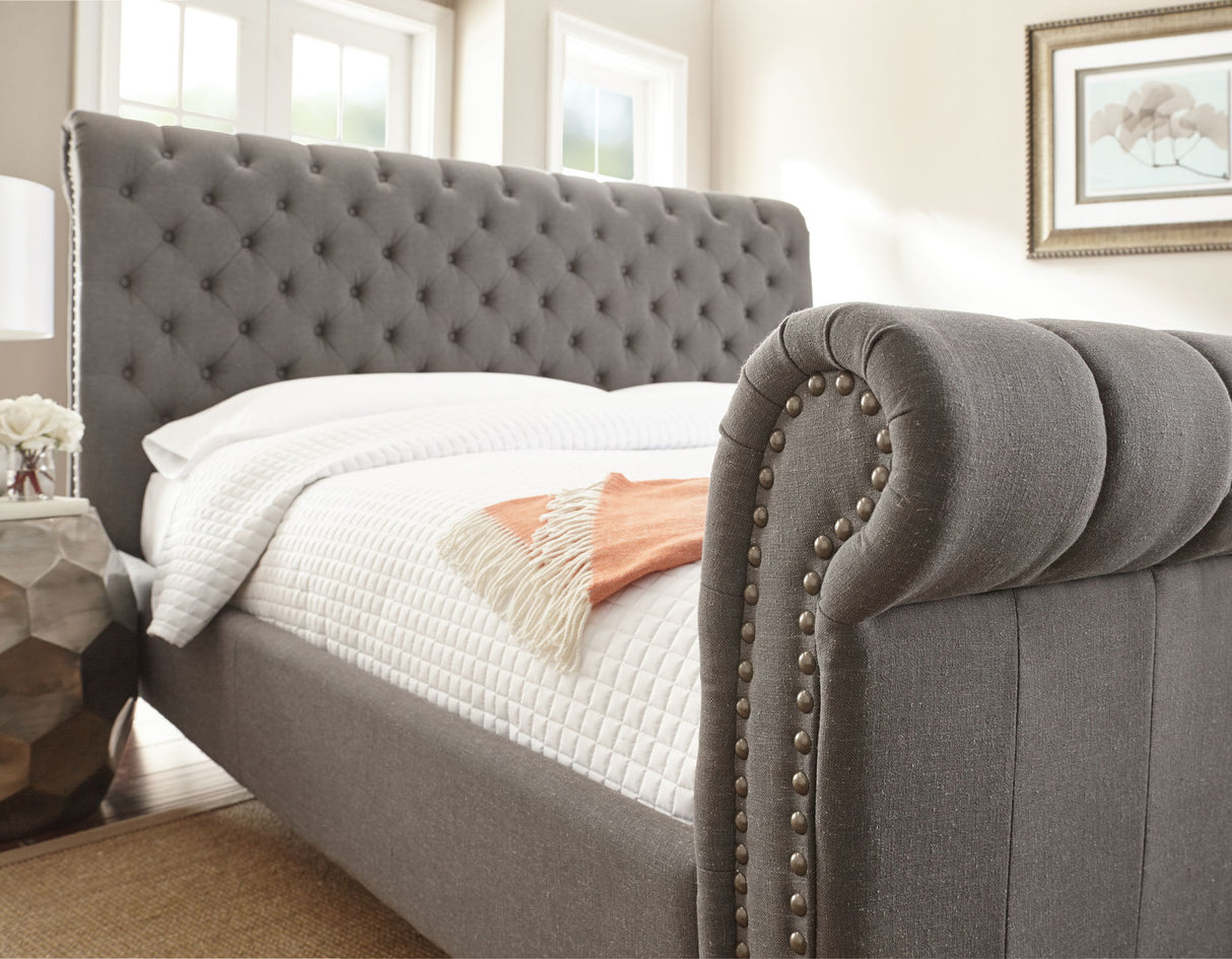 Swanson Queen Bed, Gray from Steve Silver - Luna Furniture