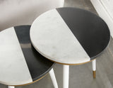 Taj Marble Top Nesting Tables from Steve Silver - Luna Furniture