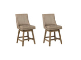 Tallenger 2-Piece Bar Stool in Beige from Ashley - Luna Furniture