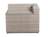 Tamyra Resin Wicker Side Table & Ottoman from Steve Silver - Luna Furniture