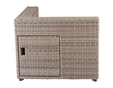 Tamyra Resin Wicker Side Table & Ottoman from Steve Silver - Luna Furniture