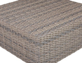 Tamyra Resin Wicker Side Table & Ottoman from Steve Silver - Luna Furniture