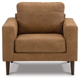 Telora Sofa, Loveseat, Chair and Ottoman in Caramel - PKG015059