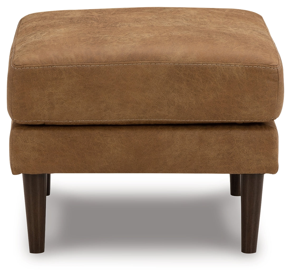 Telora Sofa, Loveseat, Chair and Ottoman in Caramel - PKG015059