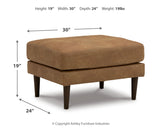 Telora Sofa, Loveseat, Chair and Ottoman in Caramel - PKG015059