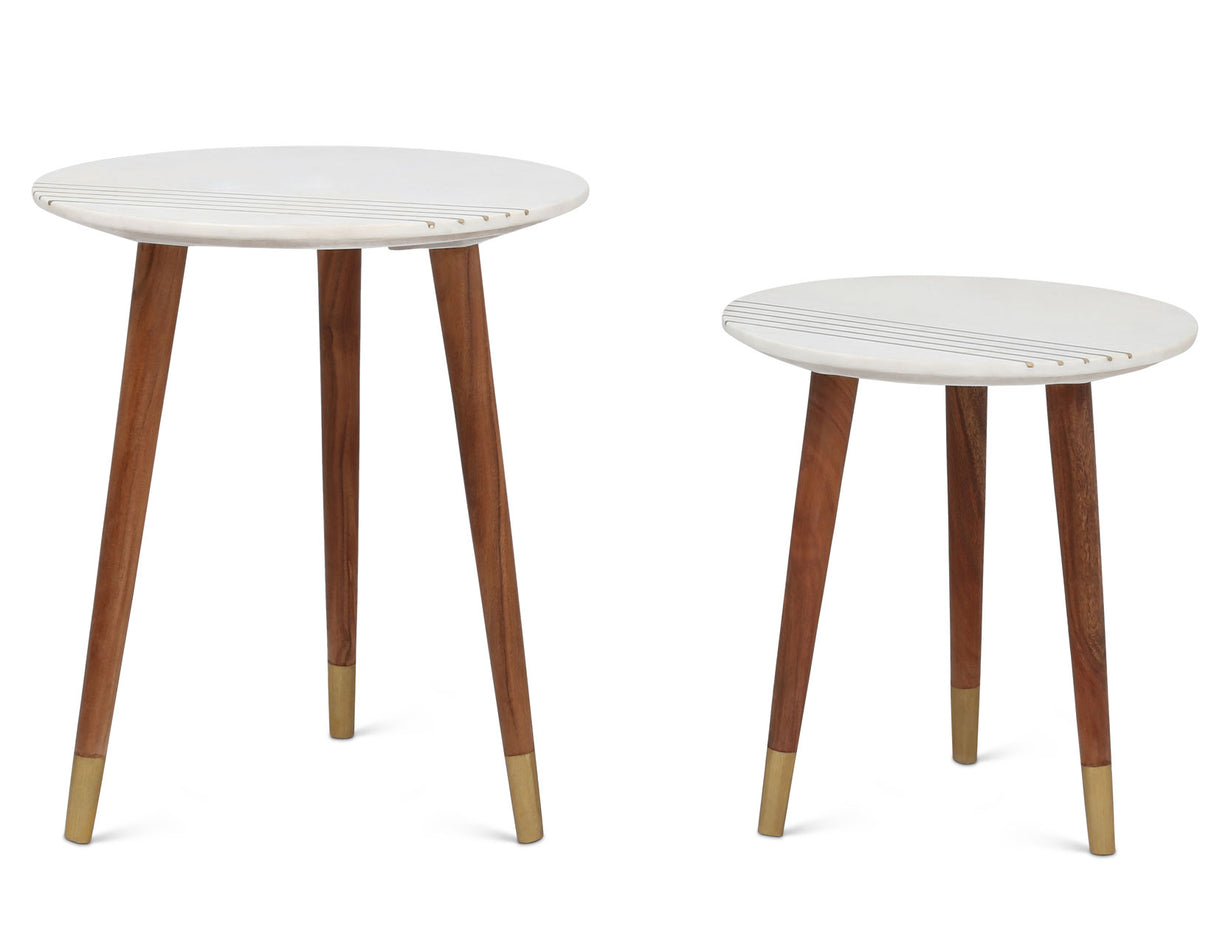 Terrace 2pcs Round Nesting Table from Steve Silver - Luna Furniture