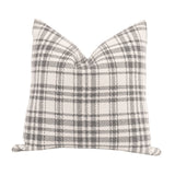 The Basic 20" Essential Pillow in Performance Tartan Charcoal, Set of 2 - 6550-20.TCH