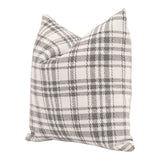 The Basic 20" Essential Pillow in Performance Tartan Charcoal, Set of 2 - 6550-20.TCH