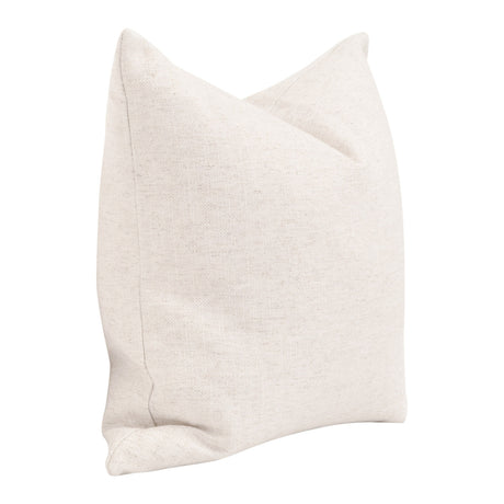 The Basic 22" Essential Pillow in Performance Textured Cream Linen, Set of 2 - 7200-22.TXCRM