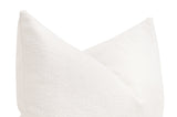 The Basic 34" Essential Dutch Pillow in Livesmart Boucle-Snow, Set of 2 - 7201-34.BOU-SNO