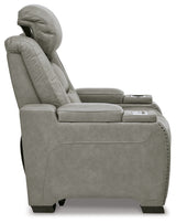 The Man-Den 3-Piece Home Theater Seating in Gray - PKG010455