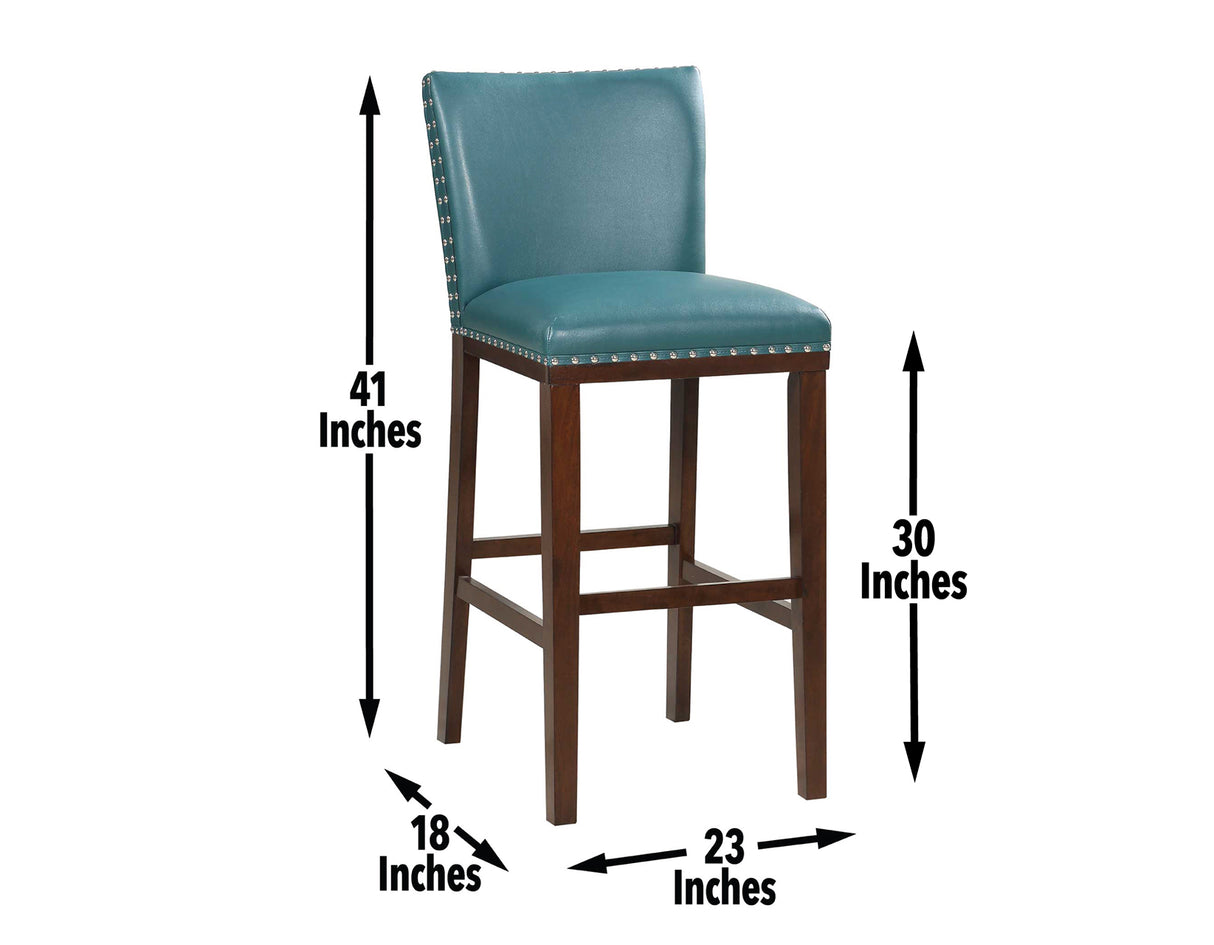 Tiffany 30″ Bar Stool, Peacock, Set of 2 - TF650BCPC