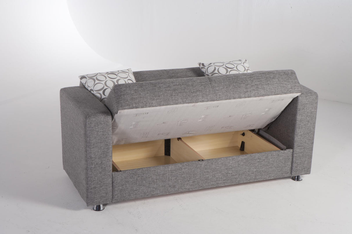 Tokyo Diego Gray Loveseat from Bellona - Luna Furniture