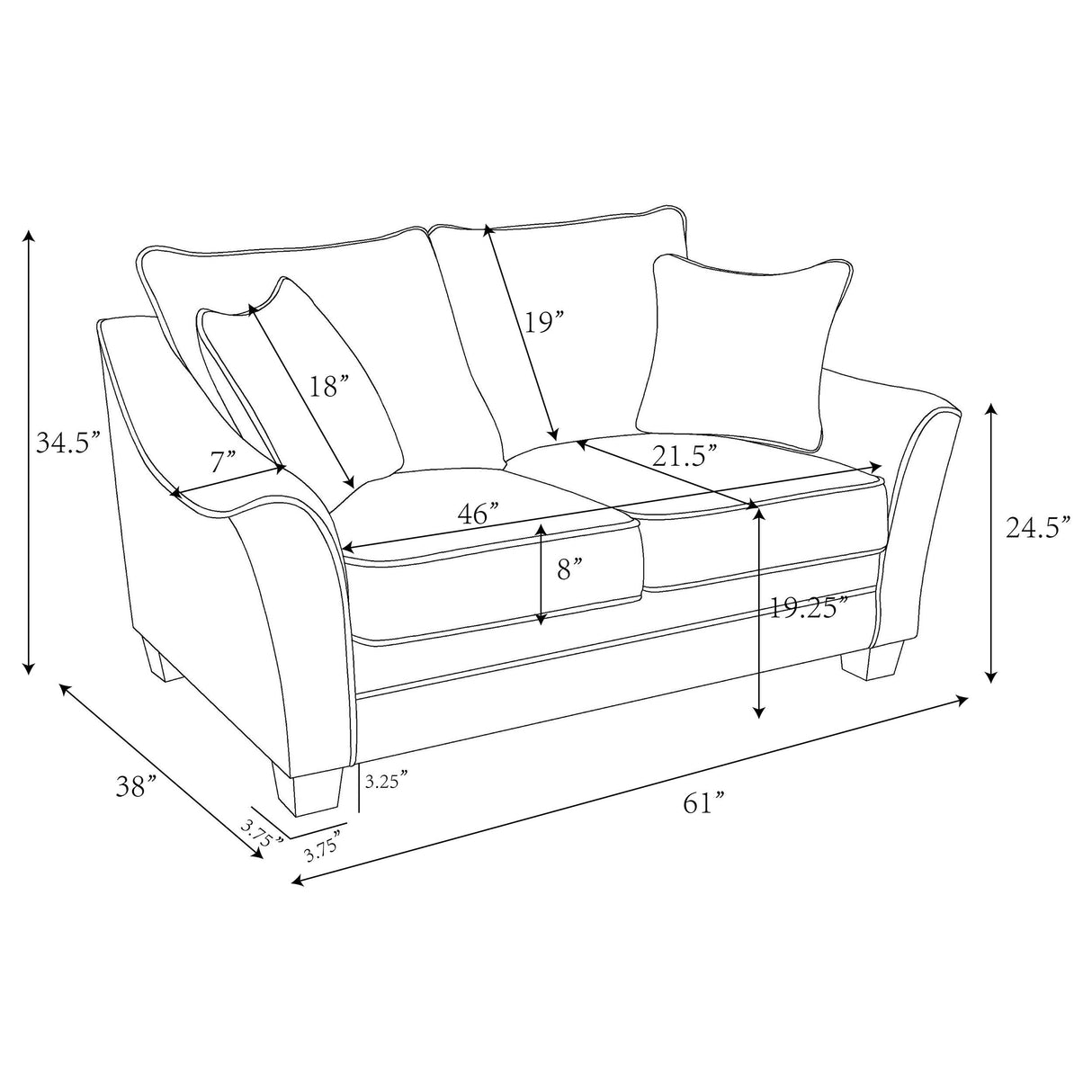 Tomkins 2-piece Boucle Upholstered Sofa Set Light Grey from Coaster - Luna Furniture