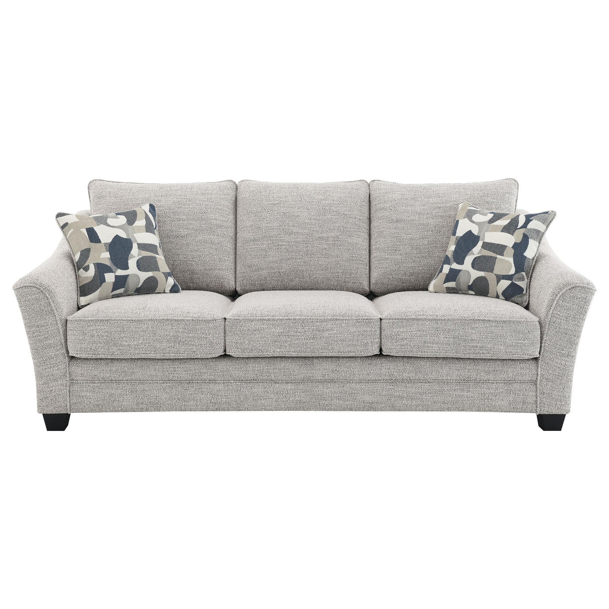 Tomkins 3-piece Boucle Upholstered Sofa Set Light Grey - 509671-S3