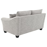 Tomkins 3-piece Boucle Upholstered Sofa Set Light Grey - 509671-S3