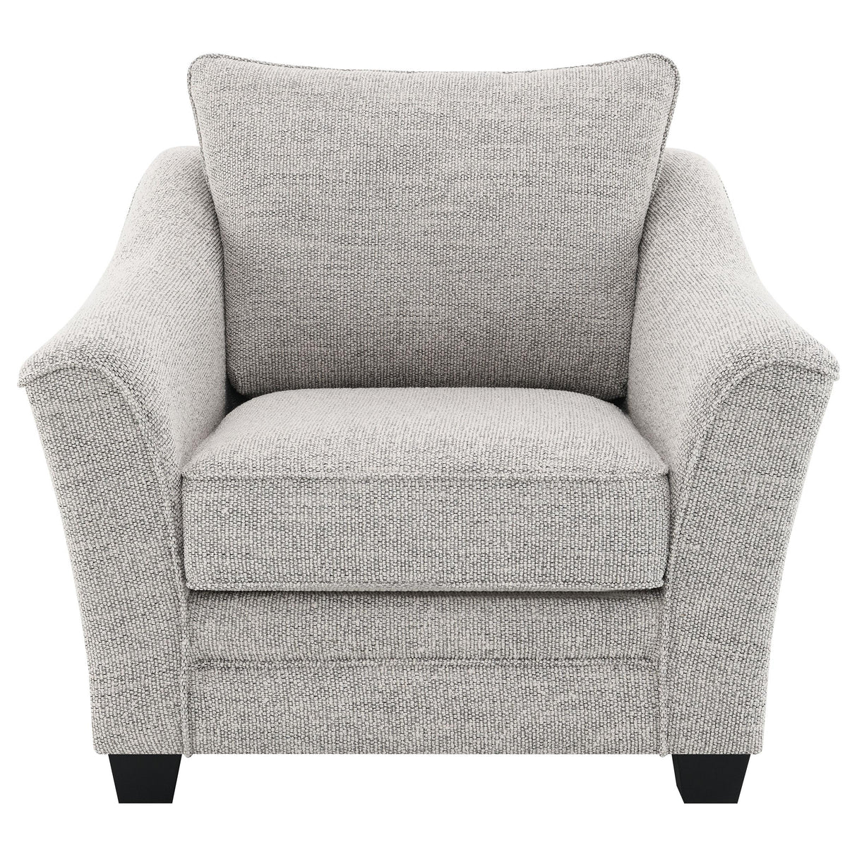 Tomkins Light Grey Boucle Upholstered Chair from Coaster - Luna Furniture