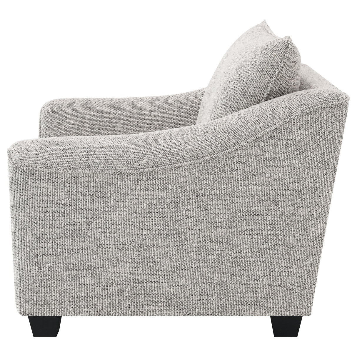 Tomkins Light Grey Boucle Upholstered Chair from Coaster - Luna Furniture