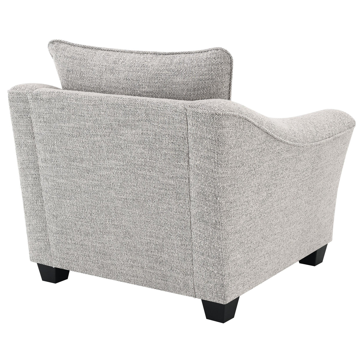 Tomkins Light Grey Boucle Upholstered Chair from Coaster - Luna Furniture