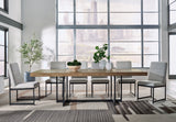 Tomtyn Dining Table and 6 Chairs in Light Brown from Ashley - Luna Furniture