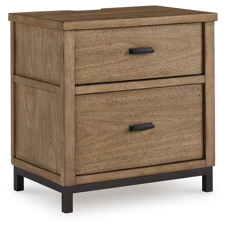 Tomtyn Light Brown Nightstand - B622-92