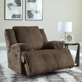 Top Tier 5-Piece Sectional with Recliner in Chocolate - PKG019386