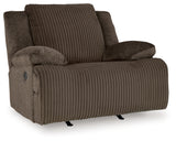 Top Tier 5-Piece Sectional with Recliner in Chocolate - PKG019386