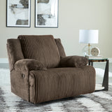 Top Tier 6-Piece Sectional with Recliner in Chocolate - PKG019384