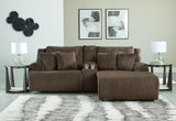 Top Tier Sofa and Recliner in Chocolate - PKG019387