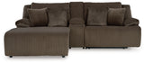 Top Tier Sofa and Recliner in Chocolate - PKG019388