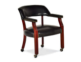 Tournament Arm Chair w/Casters, Black - TU500AB