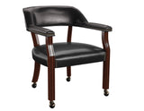 Tournament Arm Chair w/Casters, Black - TU500AB