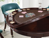 Tournament, Game Table and Chairs, 6-Piece, Brown(Table & 4 Side Chairs) from Steve Silver - Luna Furniture