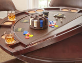 Tournament, Game Table and Chairs, 6-Piece, Brown(Table & 4 Side Chairs) from Steve Silver - Luna Furniture