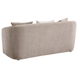 Townsend 2-piece Chenille Upholstered Sofa Set Latte from Coaster - Luna Furniture