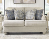 Traemore Sofa, Loveseat, Chair and Ottoman in Linen - PKG001040