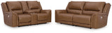 Trasimeno Sofa and Loveseat in Caramel - PKG015848