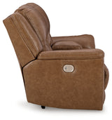 Trasimeno Sofa and Loveseat in Caramel - PKG015848