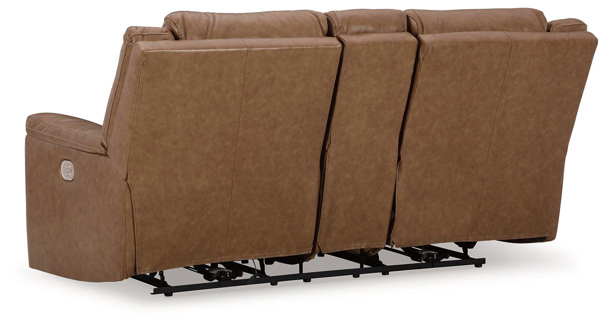 Trasimeno Sofa and Loveseat in Caramel - PKG015848