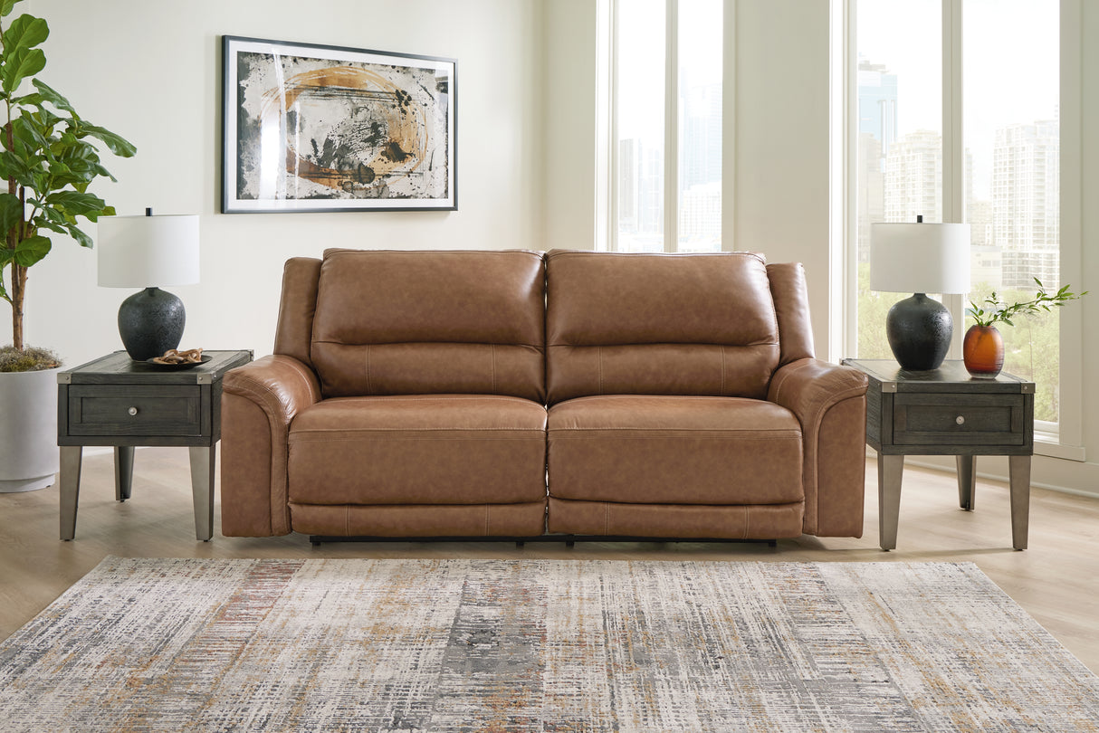 Trasimeno Sofa and Loveseat in Caramel - PKG015848