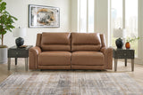 Trasimeno Sofa and Loveseat in Caramel from Ashley - Luna Furniture