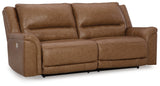 Trasimeno Sofa and Loveseat in Caramel - PKG015848