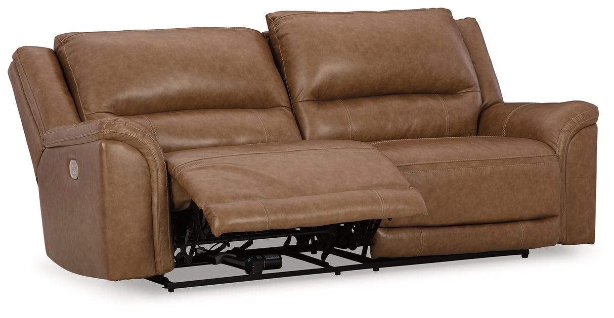 Trasimeno Sofa and Loveseat in Caramel - PKG015848