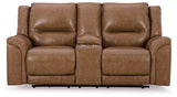 Trasimeno Sofa and Loveseat in Caramel from Ashley - Luna Furniture