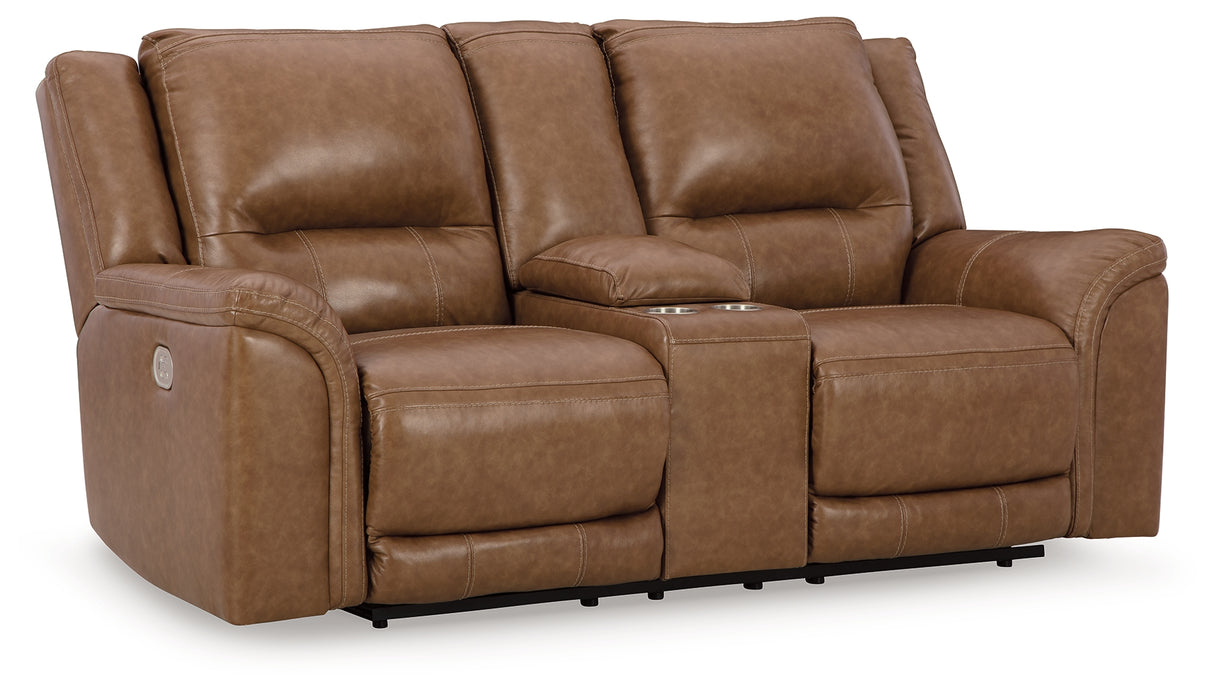 Trasimeno Sofa and Loveseat in Caramel - PKG015848